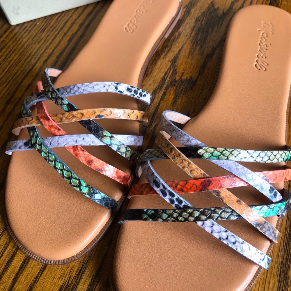 NEW madewell slide sandals